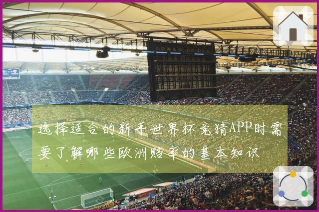 选择适合的新手世界杯竞猜APP时需要了解哪些欧洲赔率的基本知识